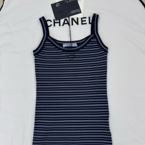 프라다 스트라이프 나시 탱크톱