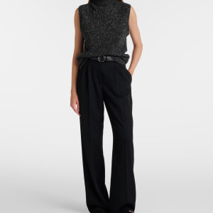 블랙 스팽글 터틀넥 베스트